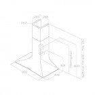 Elica SWEET PELTROX/A/85+CAM, Liesituulettimet, Design liesikuvut seinälle